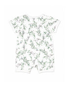 Bebe Taylor Organic Short Sleeve Zip Romper