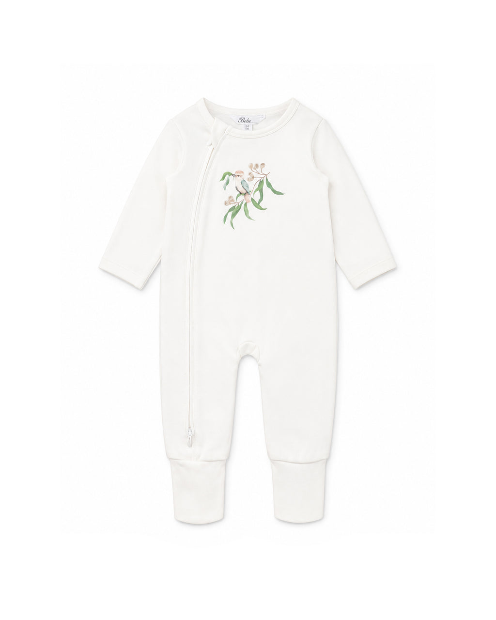 Bebe Taylor Organic Long Sleeve Kookaburra Zipsuit