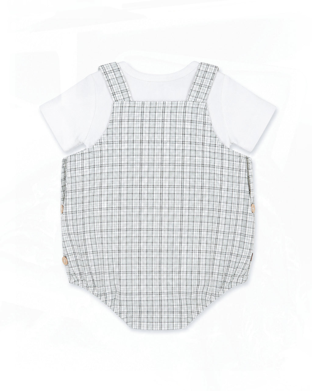 Bebe Taylor Check Bodysuit & Tee Set
