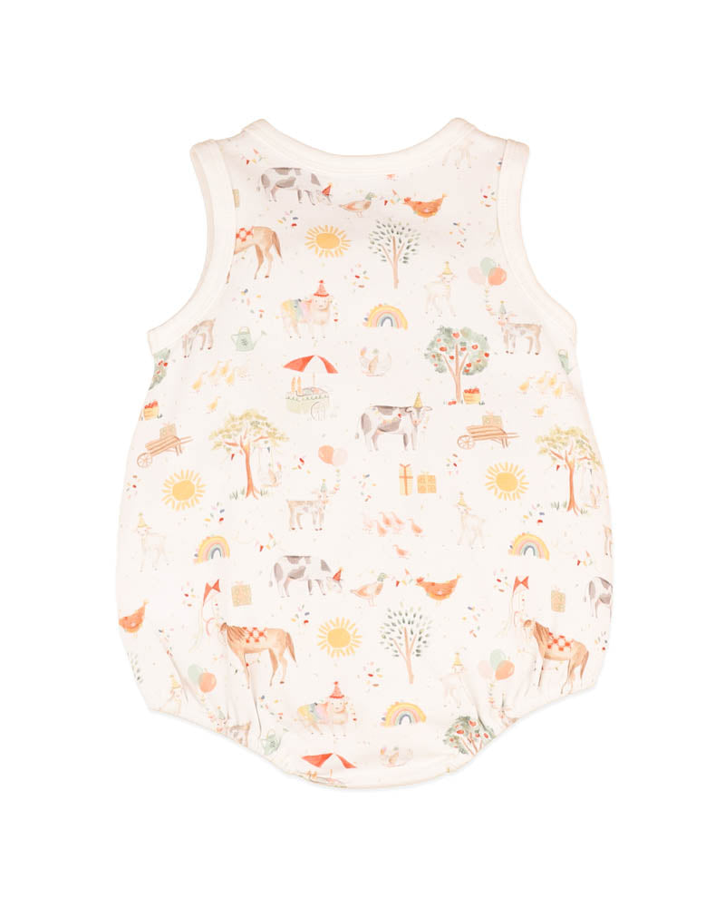 Bebe Scout Organic Button Up Bodysuit