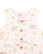 Bebe Scout Organic Button Up Bodysuit