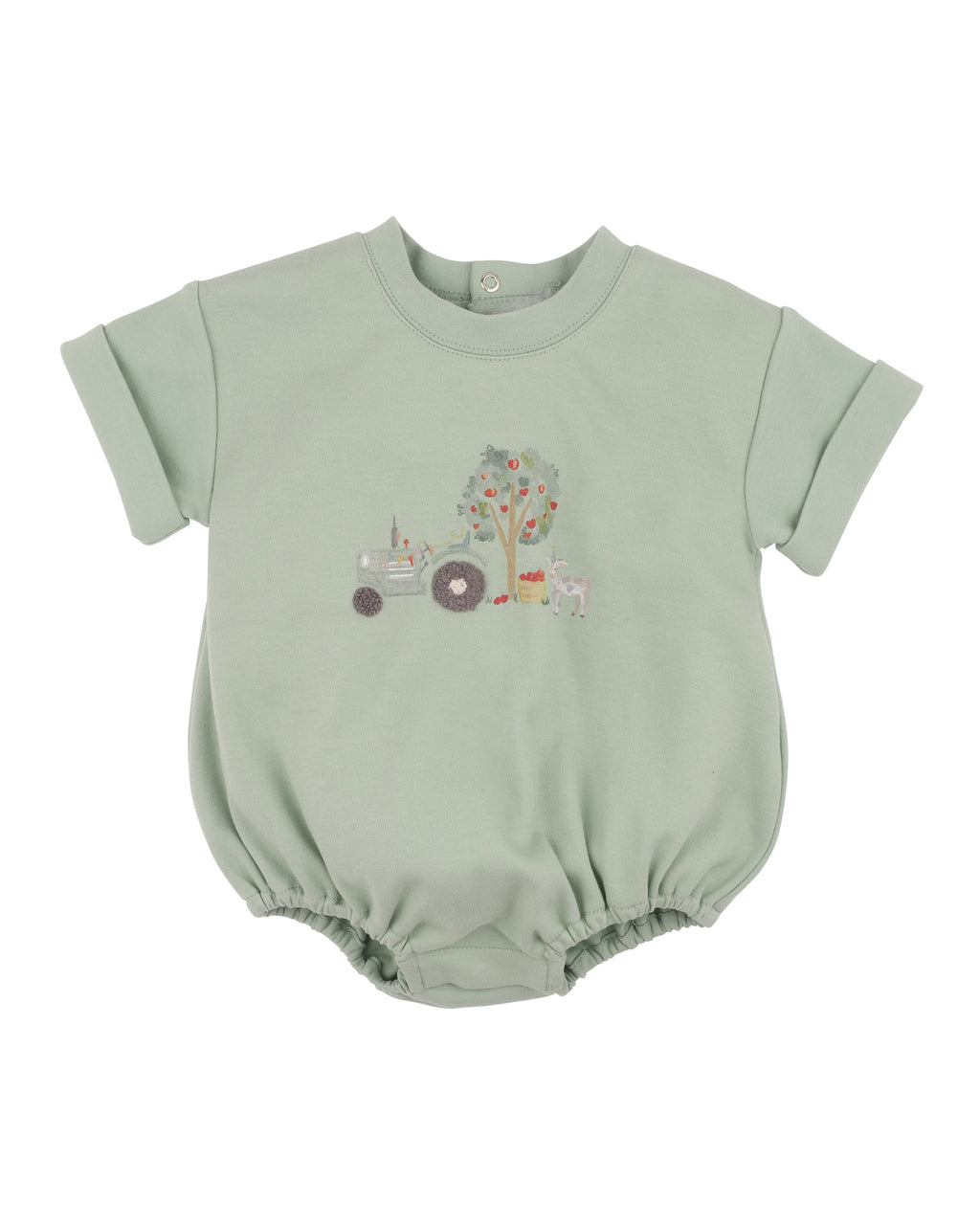 Bebe Scout Organic Tractor Oversized Bodysuit