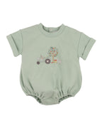 Bebe Scout Organic Tractor Oversized Bodysuit