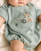 Bebe Scout Organic Tractor Oversized Bodysuit