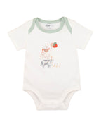 Bebe Scout Organic Animal Stack Bodysuit