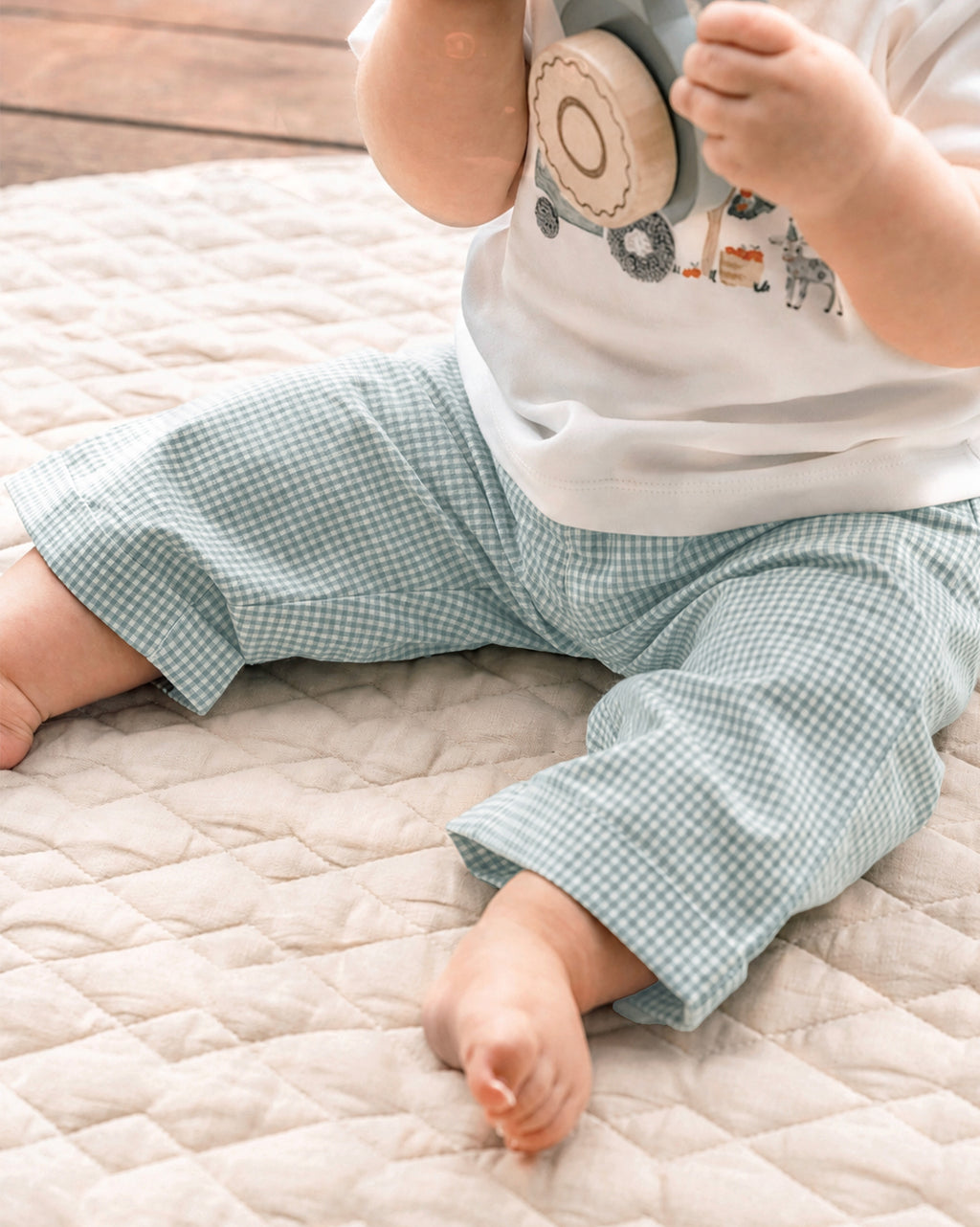Bebe Scout Check Pants