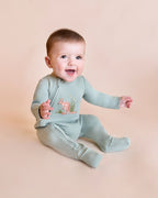 Bebe Charlie Kangaroo Organic LS Zipsuit