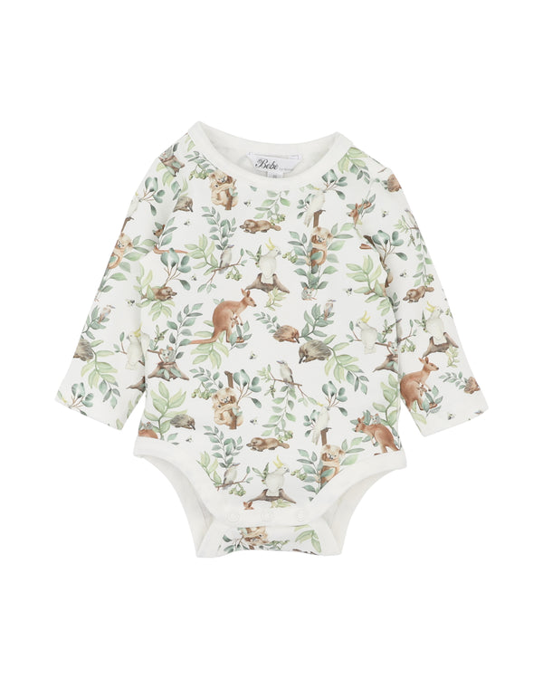 Bebe Charlie Organic LS Bodysuit
