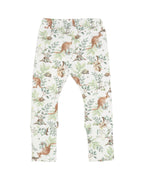 Bebe Charlie Organic Turn Back Feet Leggings