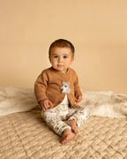 Bebe Charlie Organic Turn Back Feet Leggings