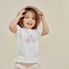 Aster & Oak Blossom Print Puff Top