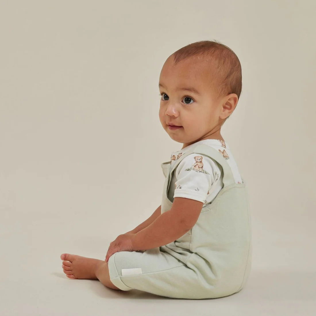 Aster & Oak - Sage Chambray Overalls