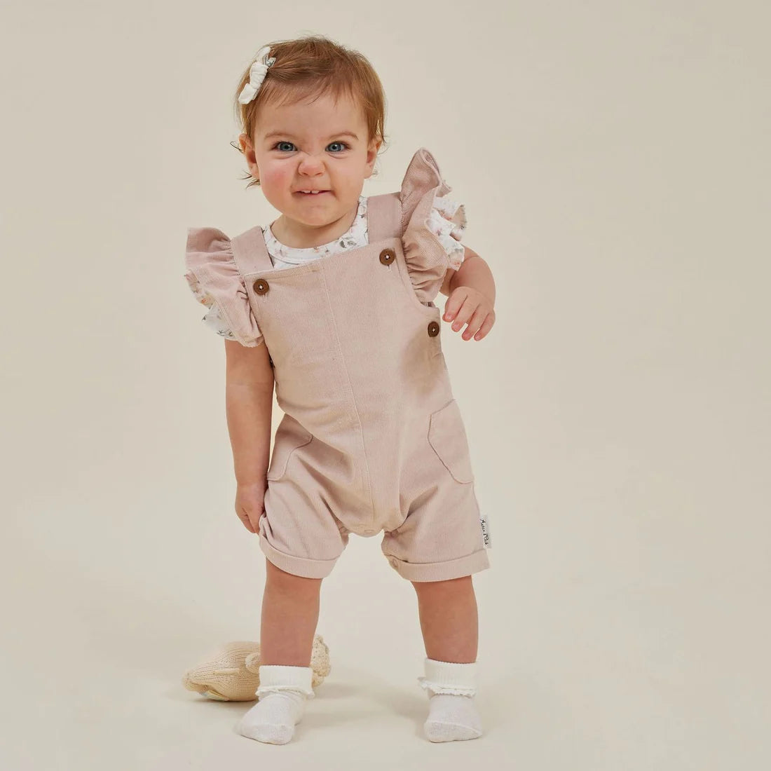 Aster & Oak - Pink Corduroy Overalls