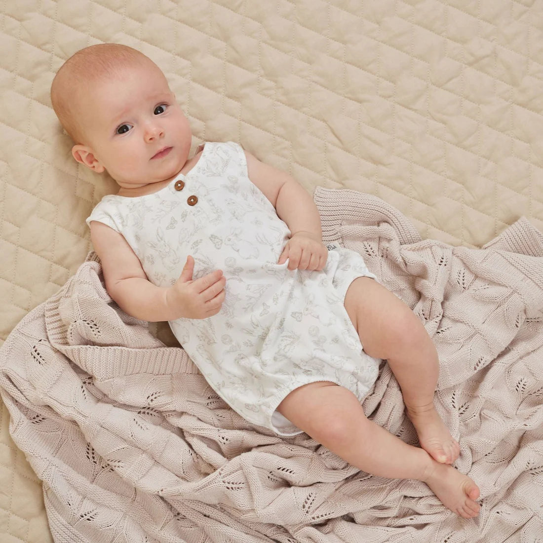 Aster & Oak - Cute Creatures Bubble Romper