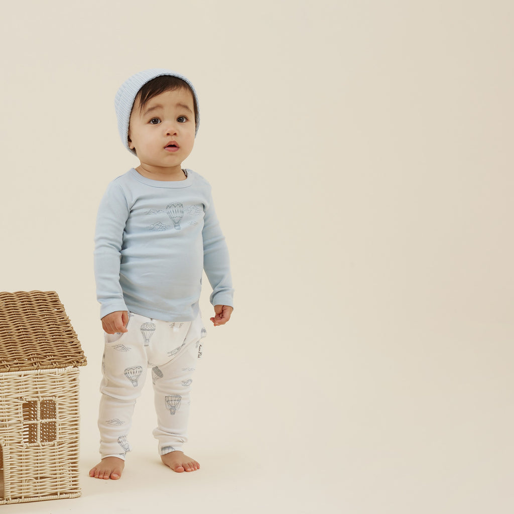 Aster & Oak - Air Balloon print Long Sleeve Top