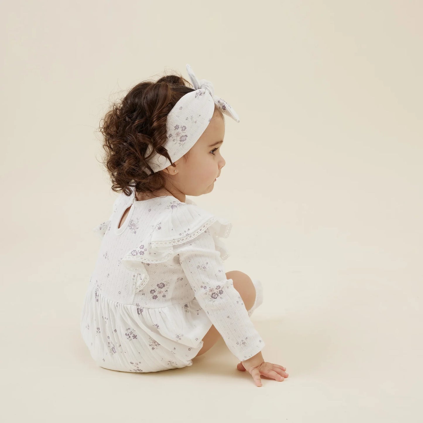 Aster & Oak - Grace Floral Bubble Romper