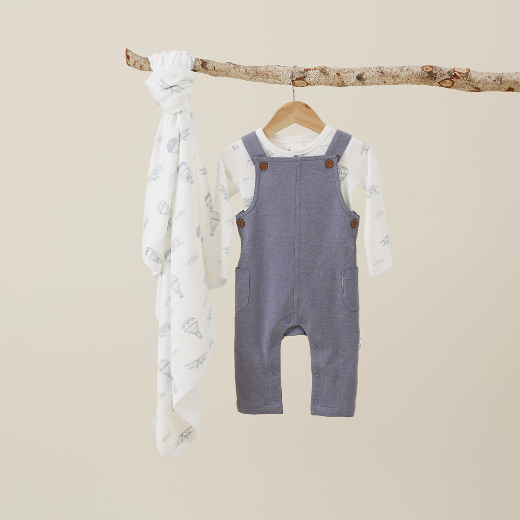 Aster & Oak - Dark Chambray Overalls