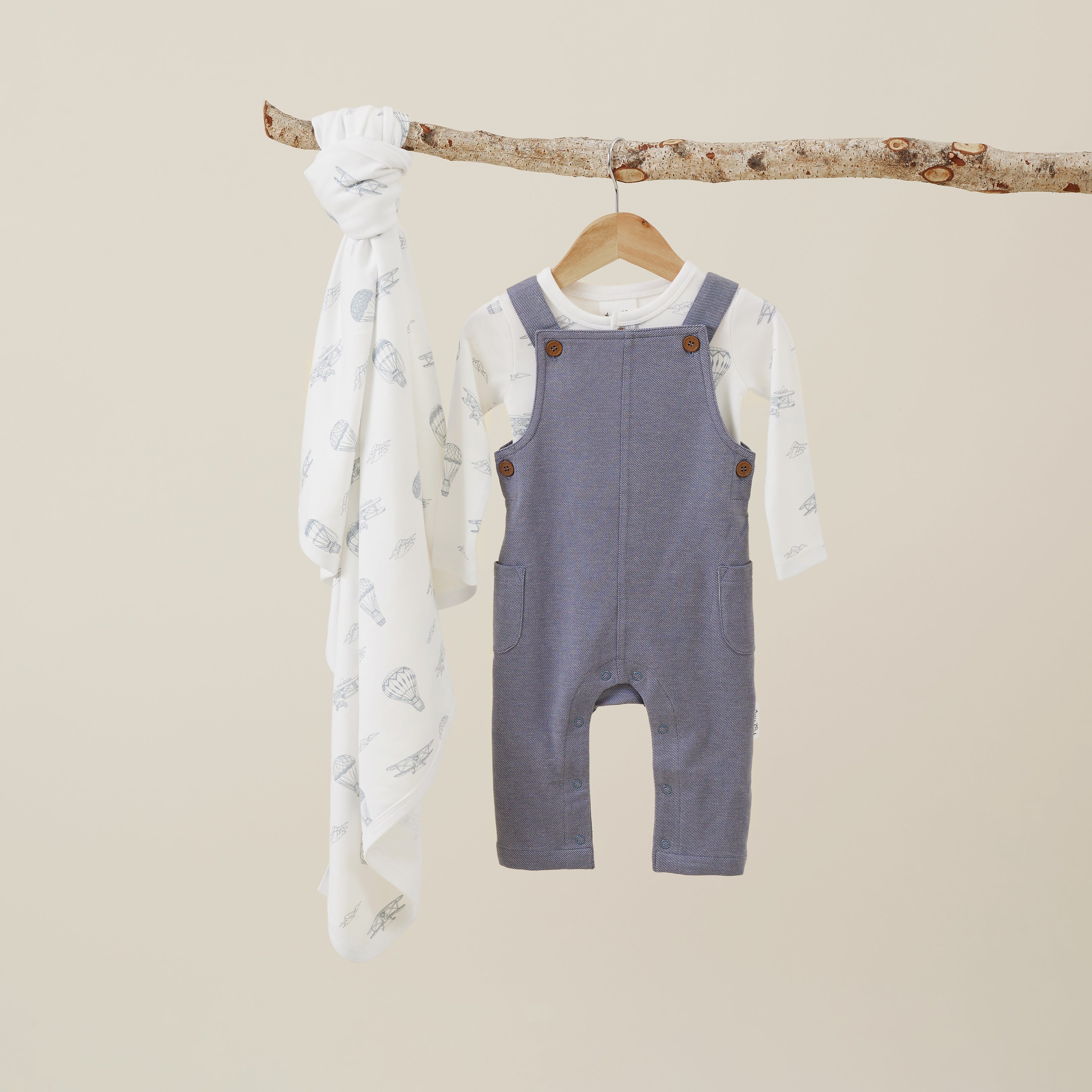 Aster & Oak - Dark Chambray Overalls