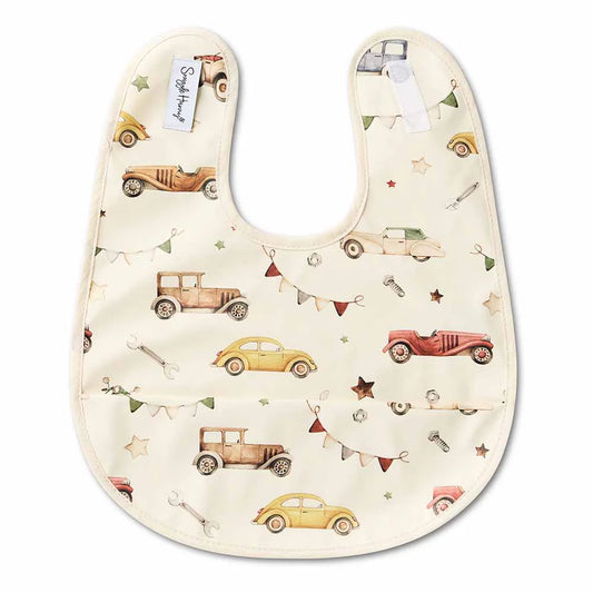 Snuggle Hunny Vintage Cars Snuggle Bib