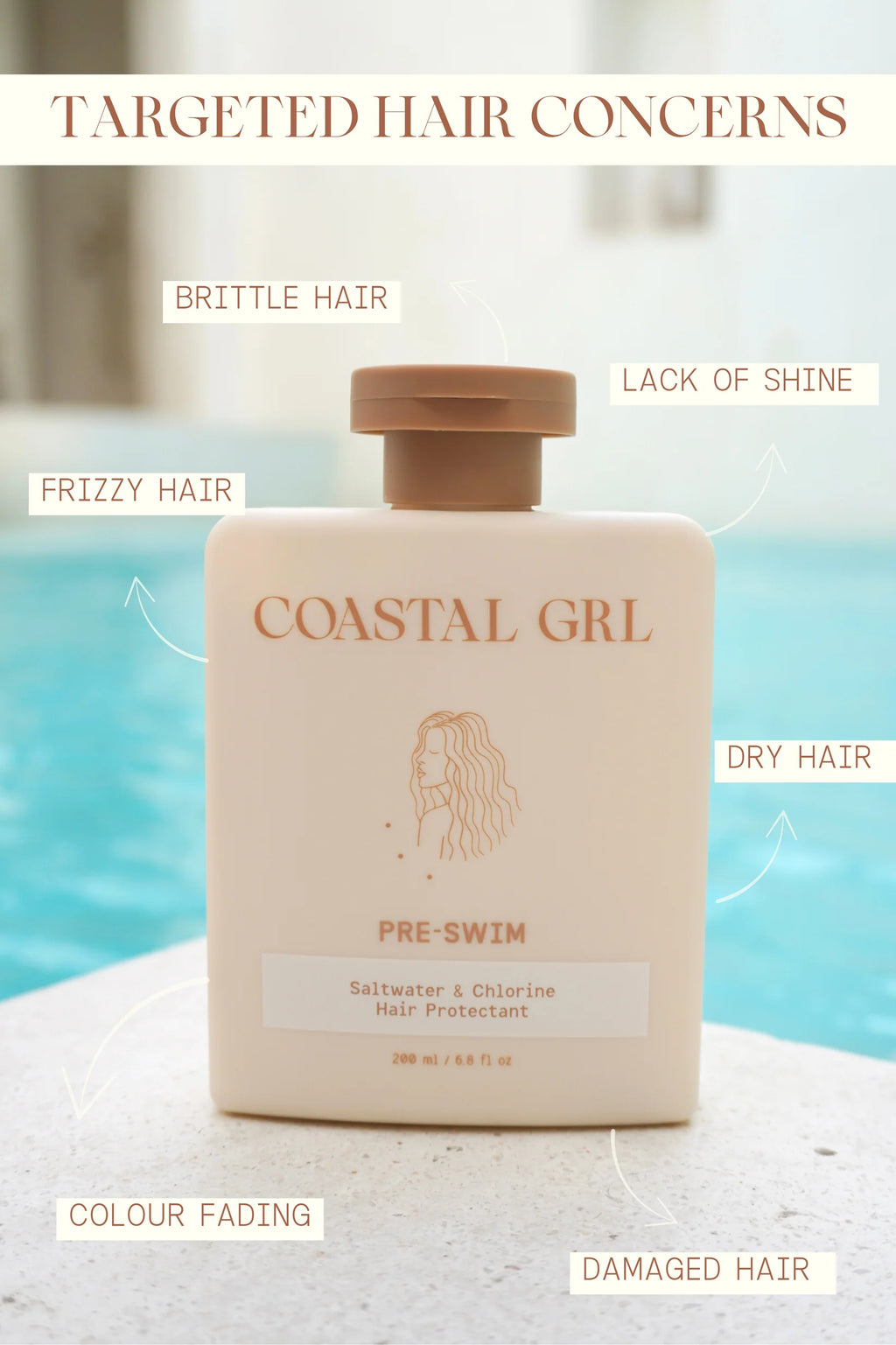 Coastal GRL PRE-SWIM Saltwater & Chlorine Hair Protectant