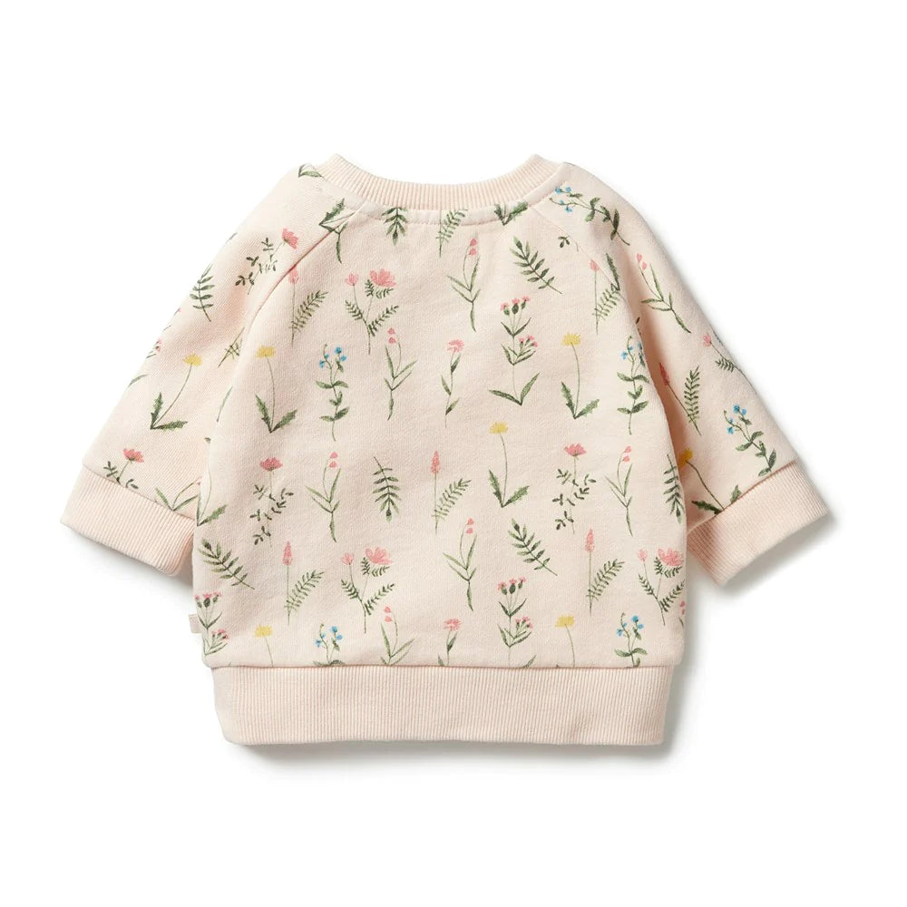 Wilson & Frenchy Organic Terry Sweat Top Wild Flower