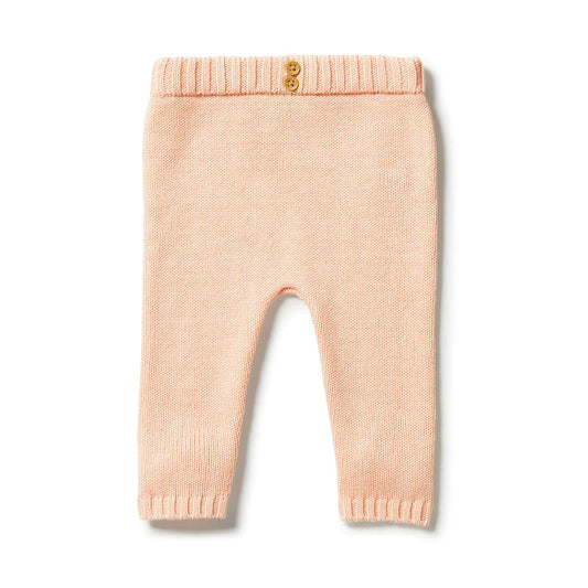 Wilson & Frenchy Knitted Legging - Shell Pink