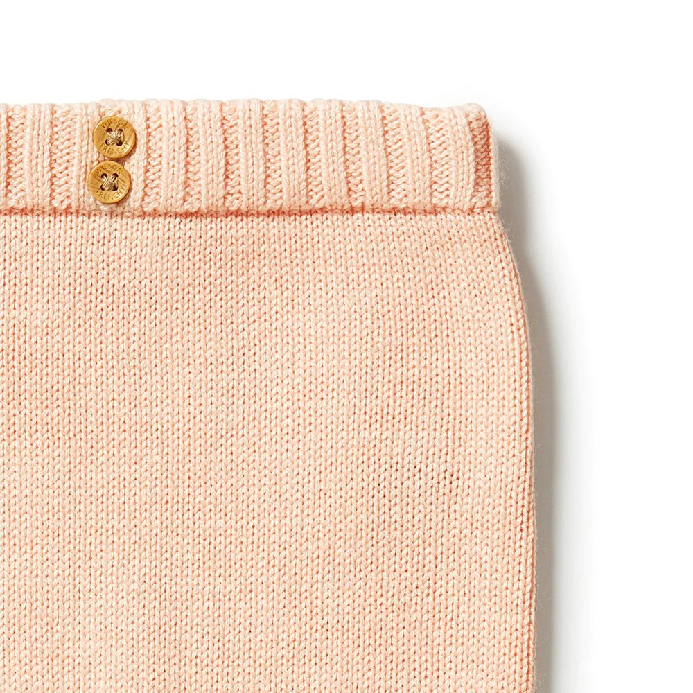 Wilson & Frenchy Knitted Legging - Shell Pink