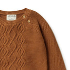 Wilson & Frenchy Knitted Cable Dress Spice