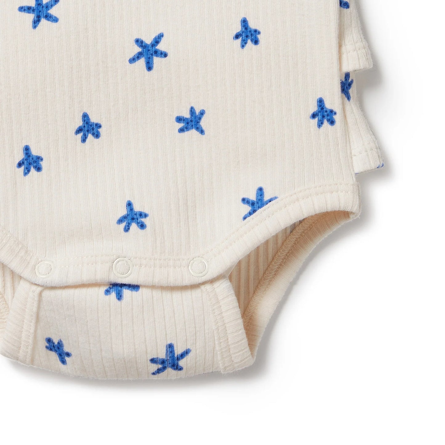 Wilson & Frenchy Little Starfish Organic Ruffle Bodysuit