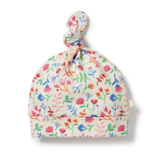 Wilson & Frenchy Tropical Garden Organic Knot Hat
