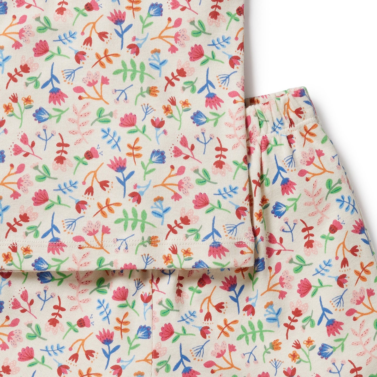 Wilson & Frenchy Tropical Garden Organic Short Sleeve Pyjamas
