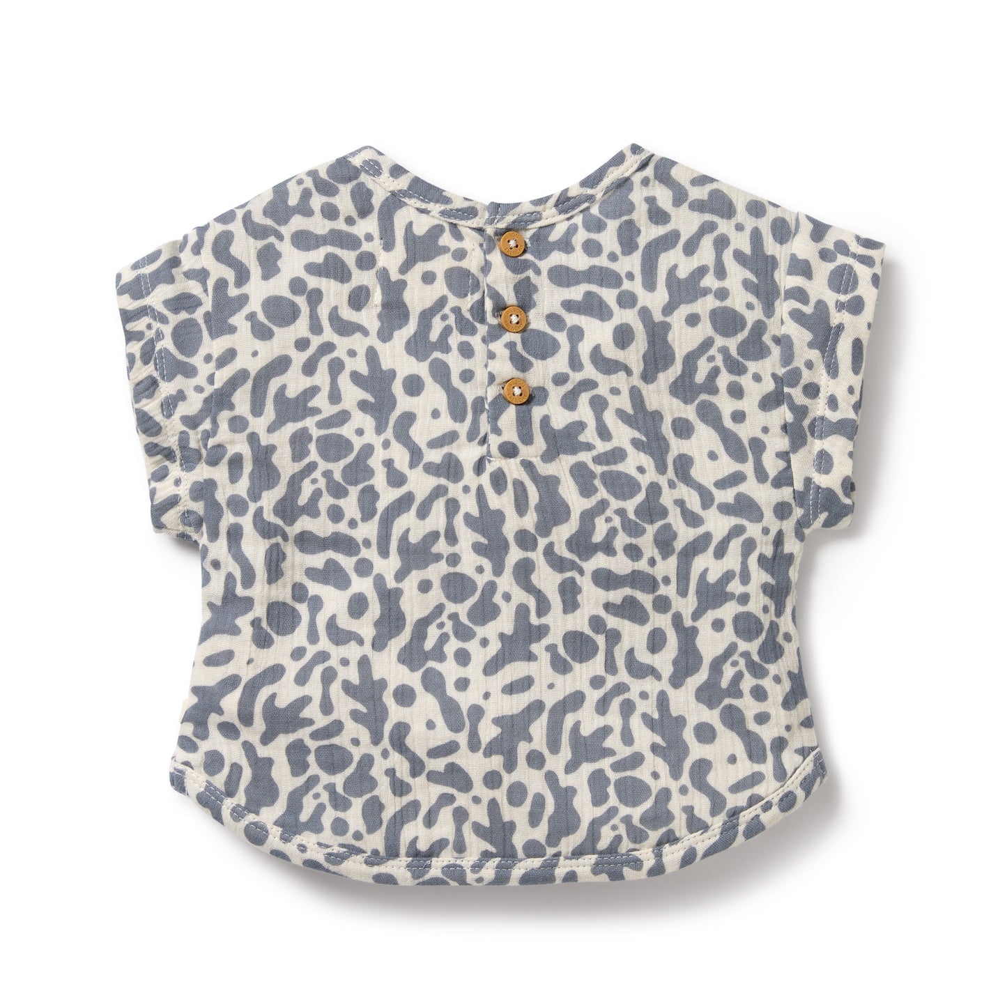 Wilson & Frenchy Blue Coral Organic Crinkle Tee