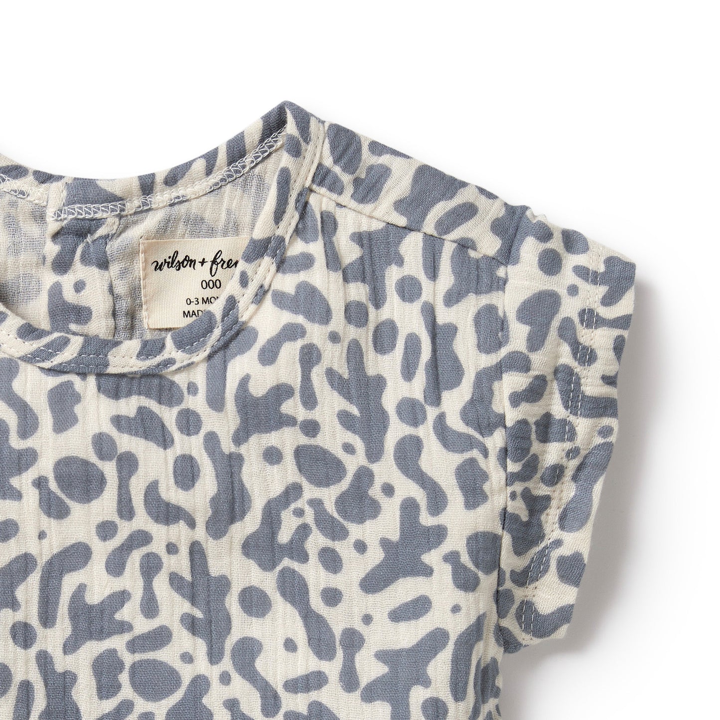 Wilson & Frenchy Blue Coral Organic Crinkle Tee