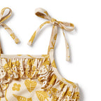 Wilson & Frenchy Goldie Floral Cutwork Swimsuit