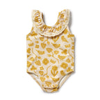Wilson & Frenchy Goldie Floral Crochet Swimsuit