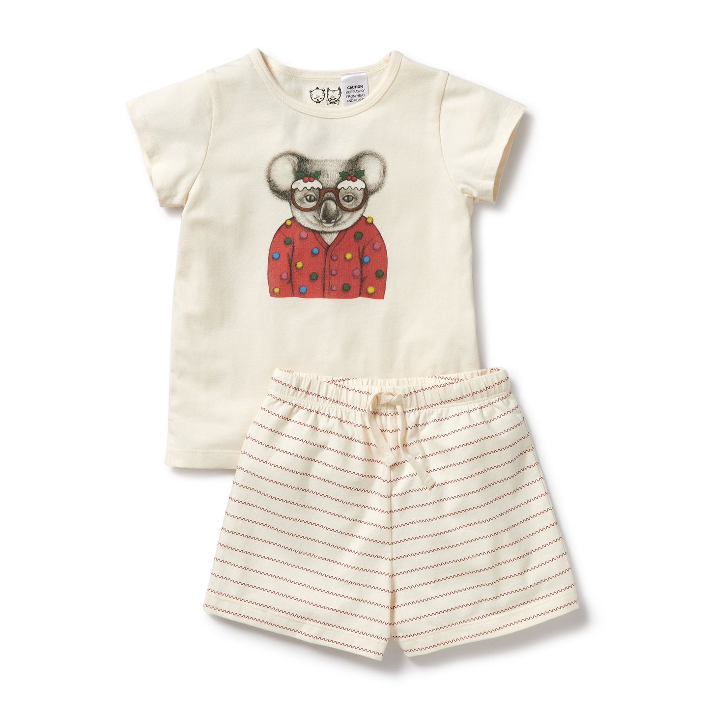 Wilson & Frenchy Koala Organic Christmas Pyjamas