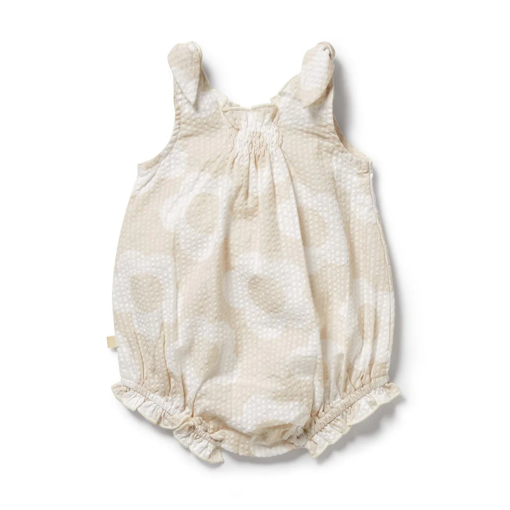 Wilson & Frenchy Daisy Bloom Organic Tie Playsuit