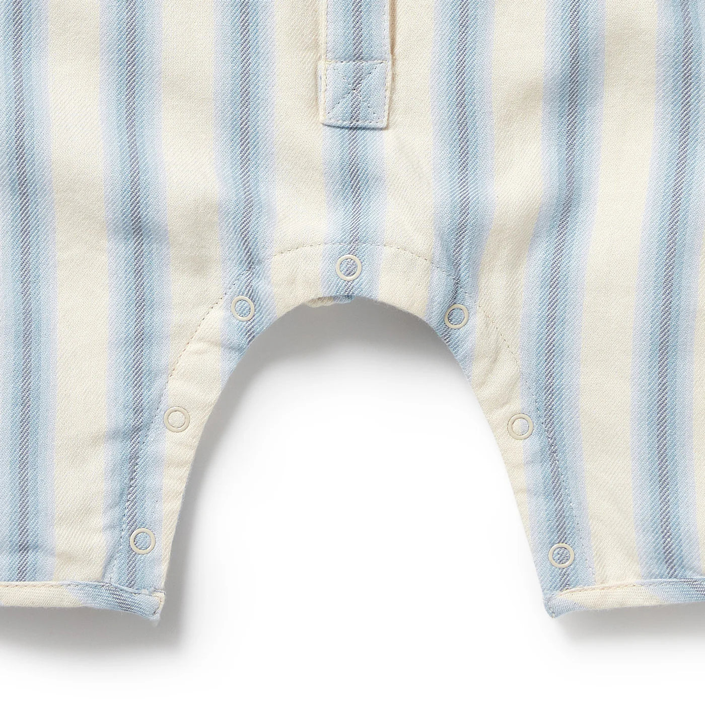 Wilson & Frenchy Deep Blue Stripe Organic Growsuit