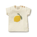 Wilson & Frenchy Lemon Leaf Embroidered Organic Tee