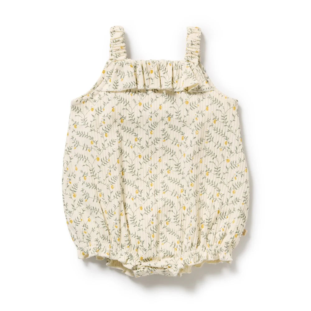 Wilson & Frenchy Lemon Leaf Organic Playsuit