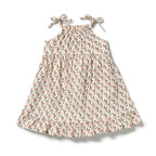 Wilson & Frenchy Little Bloom Organic Crinkle Ruffle Dress