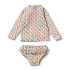 Wilson & Frenchy Little Bloom Cutwork Rashie Swim Set