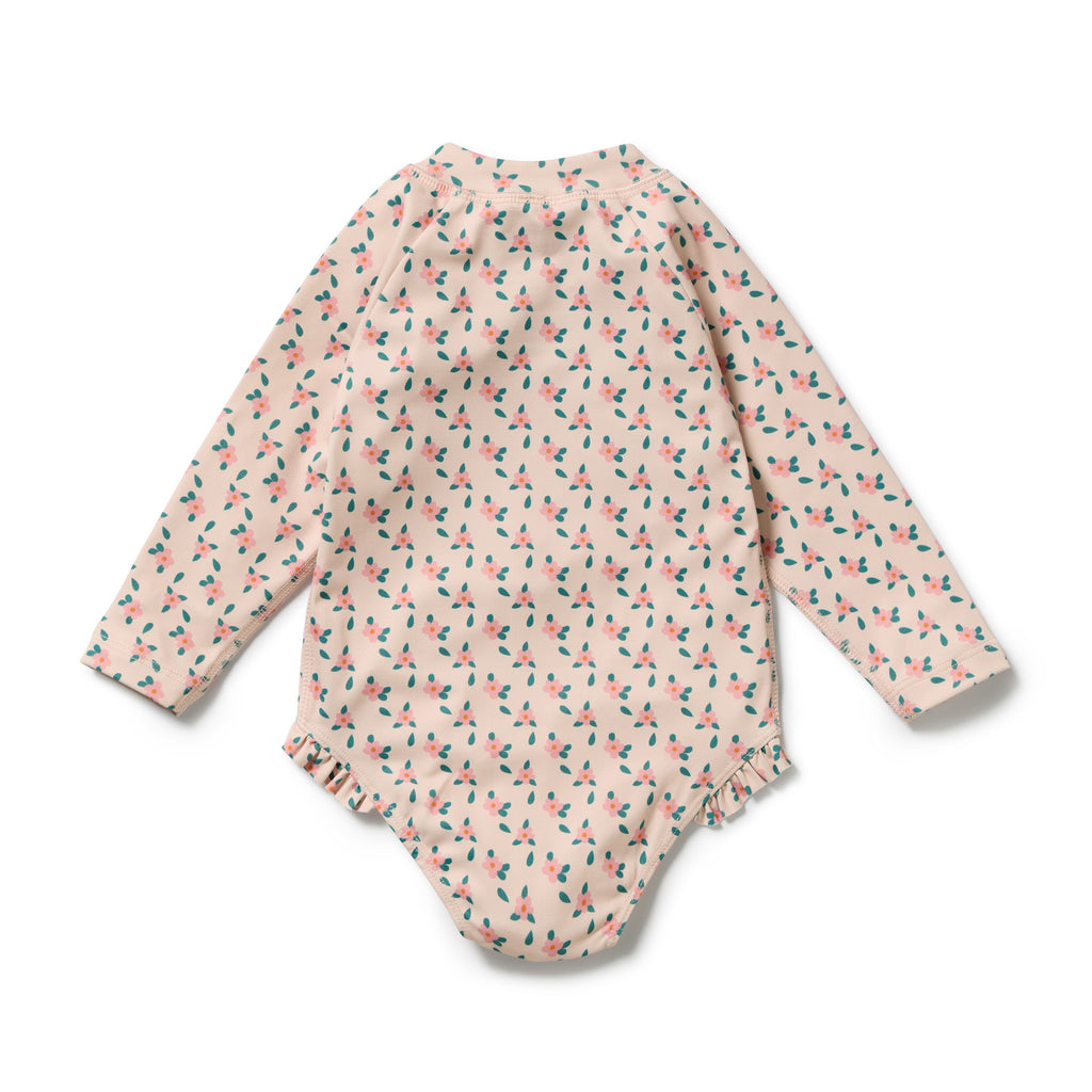 Wilson & Frenchy Little Bloom Long Sleeved Swimsuit