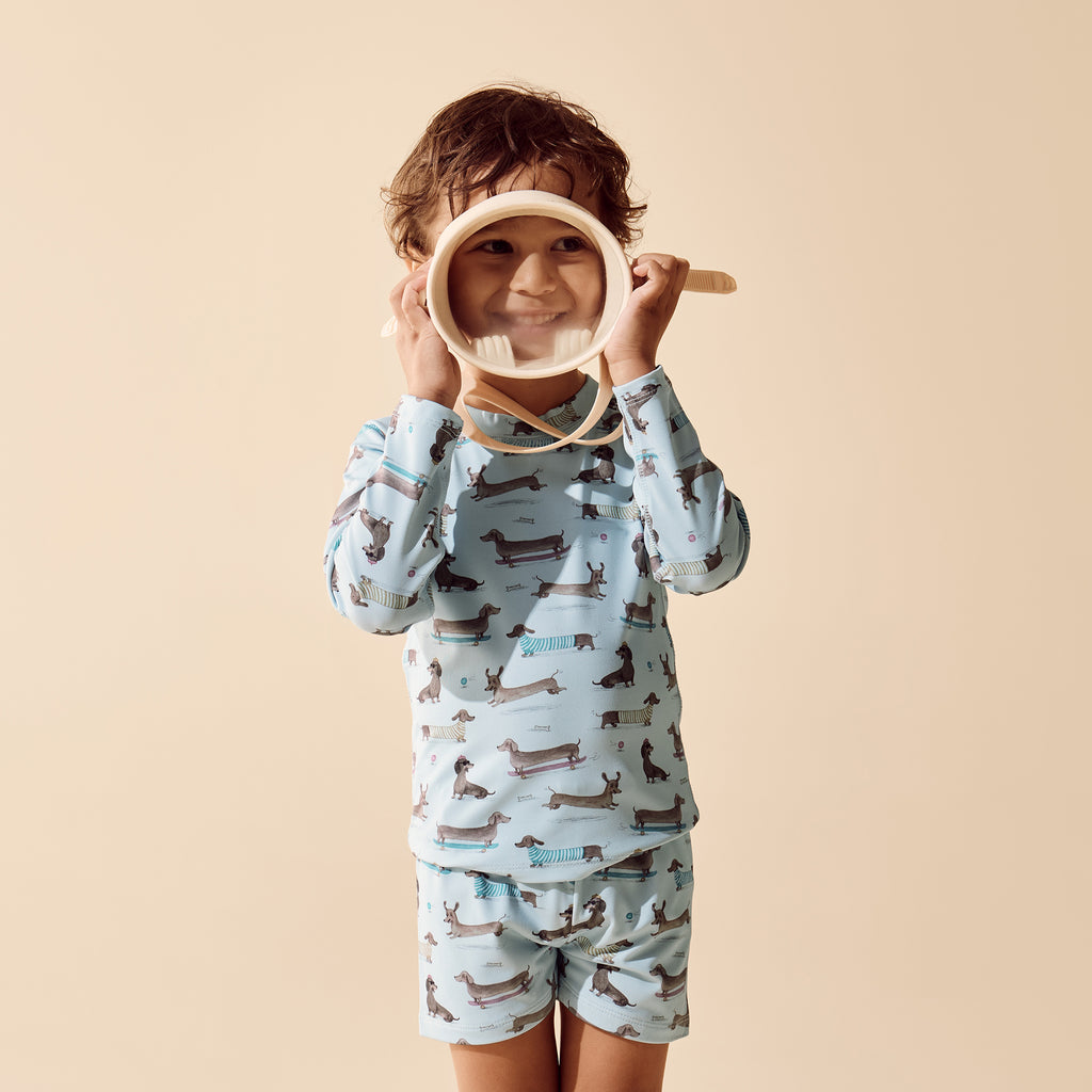 Wilson & Frenchy Dashing Rashie Swim Set