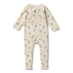 Wilson & Frenchy Whispering Willows Organic Zipsuit with Feet