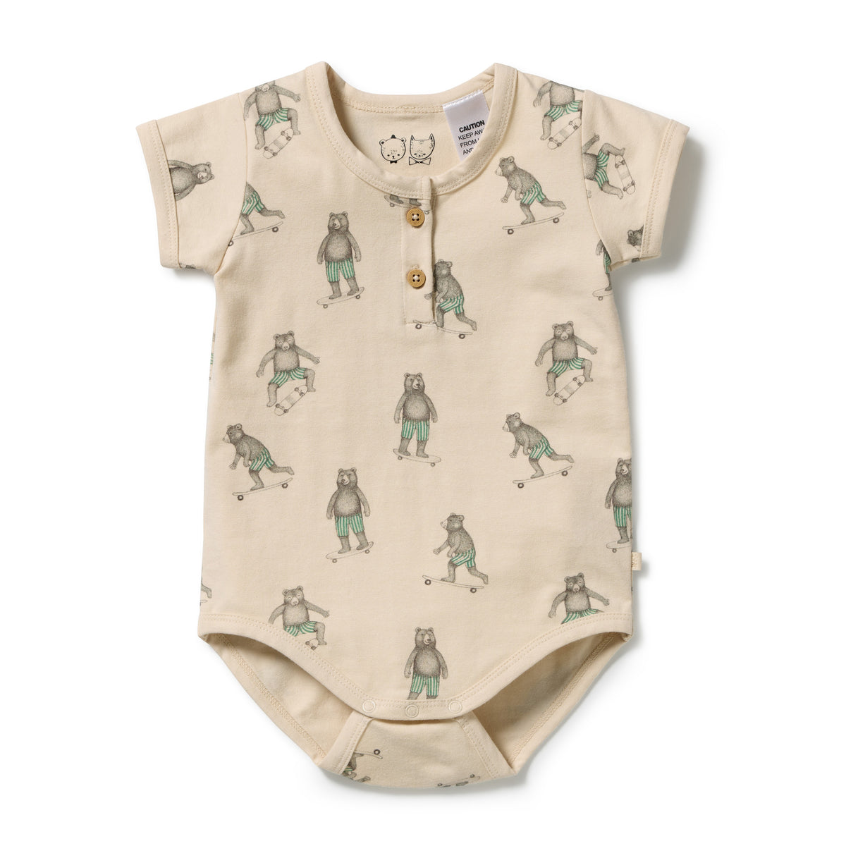 Wilson & Frenchy Skater Club Henley Bodysuit