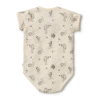 Wilson & Frenchy Whispering Willows Organic Henley Bodysuit