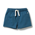 Wilson & Frenchy Bright Blue Organic Tie Front Shorts