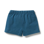 Wilson & Frenchy Bright Blue Organic Tie Front Shorts