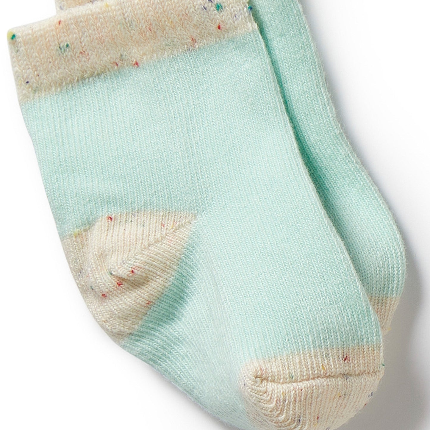 Wilson and Frenchy - ORGANIC 3 PACK BABY SOCKS - MINT GREEN, CREAM, PINK